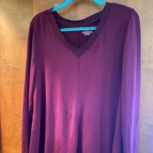 Lane Bryant Long Sleeve Shark hem tunic 14/16